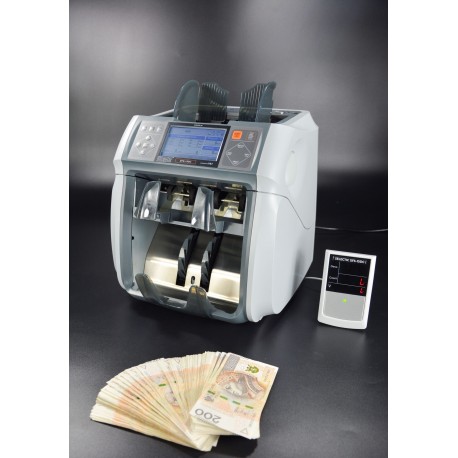 Liczarka wartościowa do banknotów SELECTIC XFS 15V z dotykowym wyświetlaczem i kieszenią odrzutów
